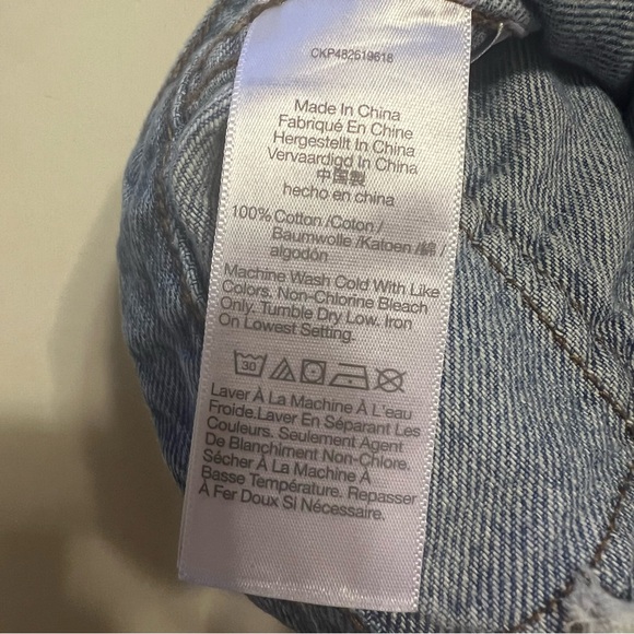 Madewell Baggy Straight Cargo Jeans Zip Off Edition Sz 27 - Picture 5 of 16